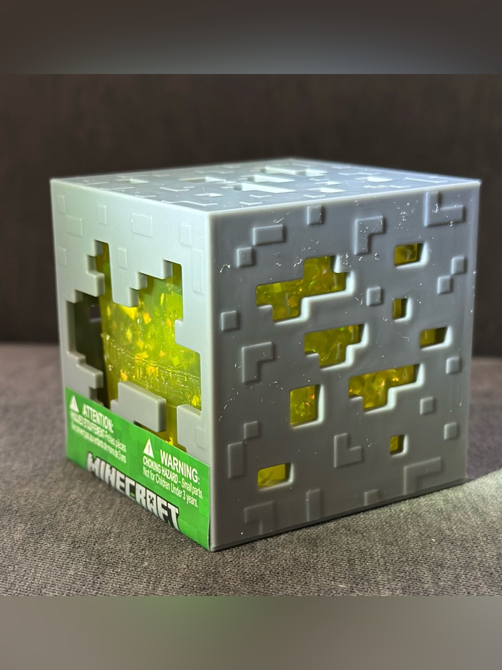 Minecraft Jelly Cube Squishy - (One) Yellow NWT